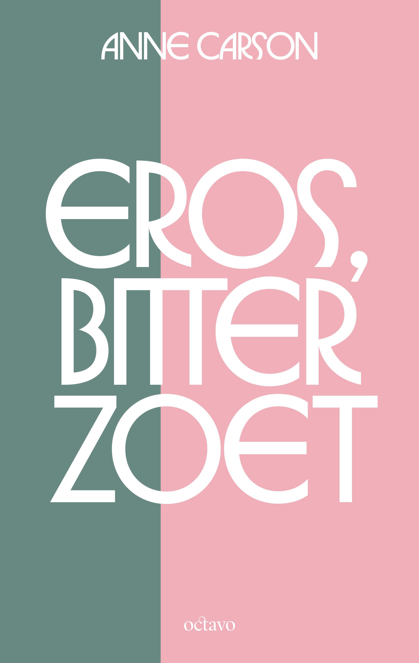 Boekomslag vertaling Eros The Bittersweet, door Anne Carson